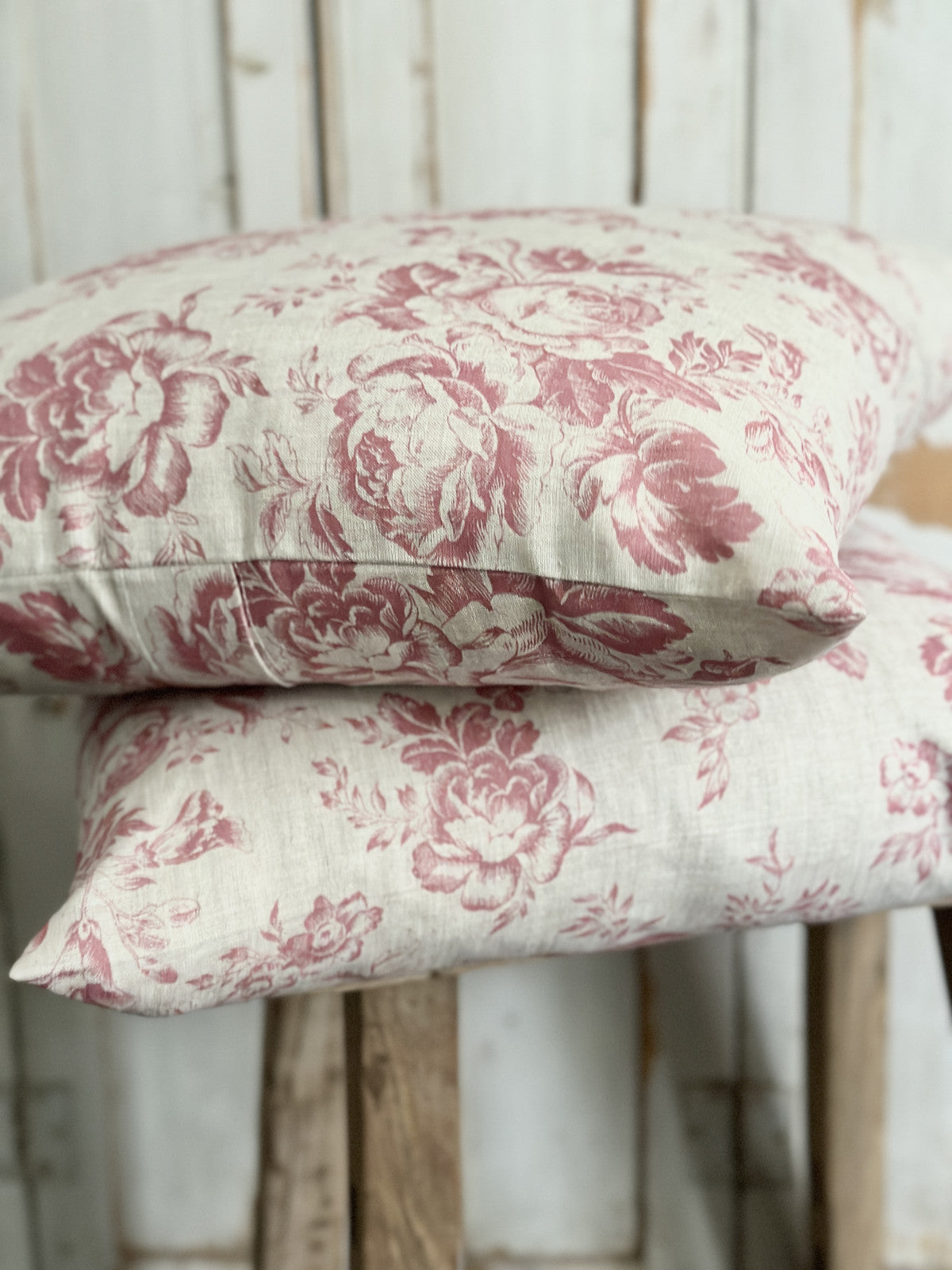 Paris rose cushions