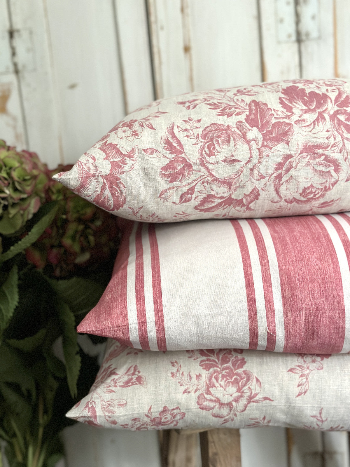 Paris rose cushions