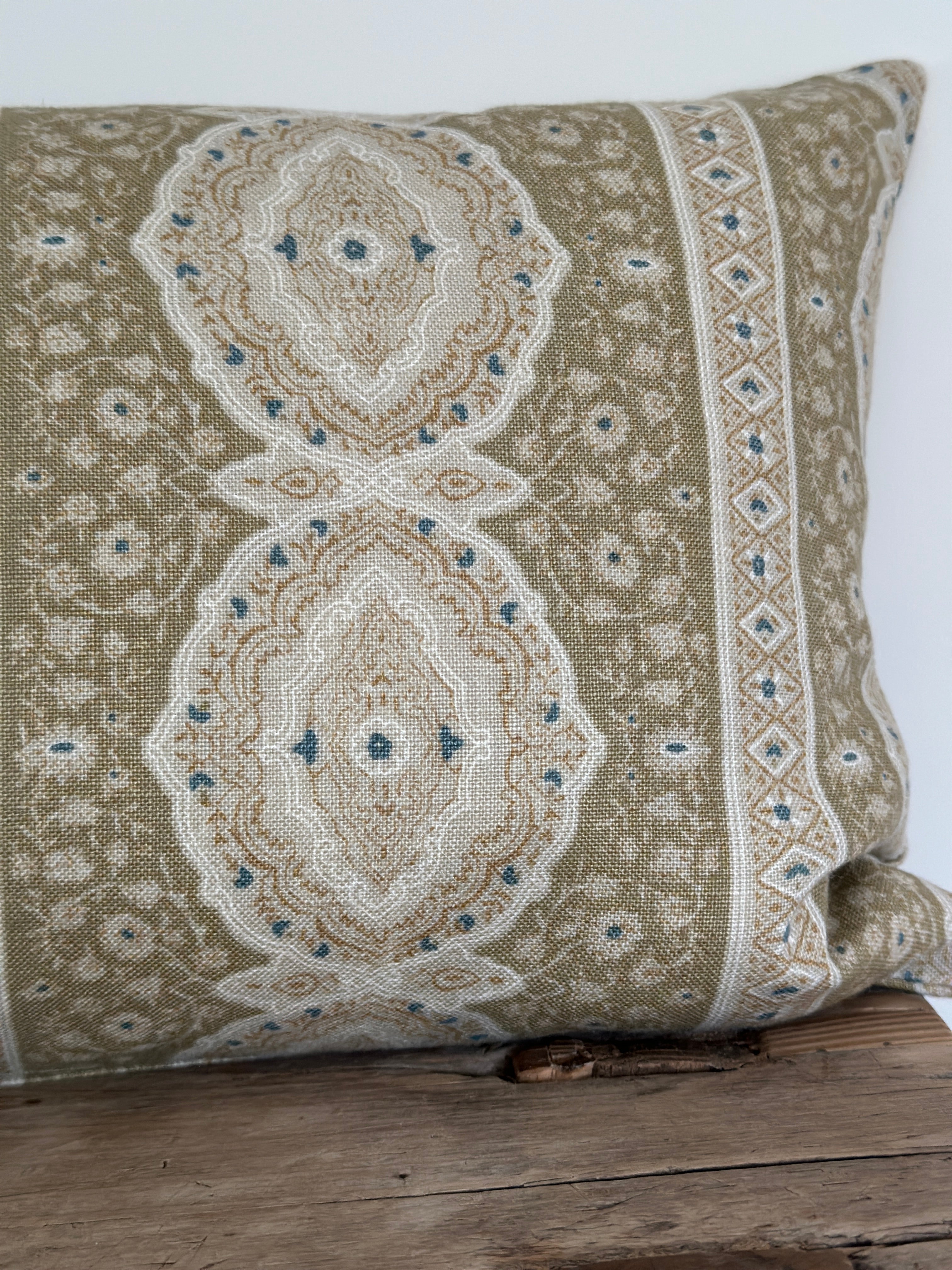 Isla green scatter cushion