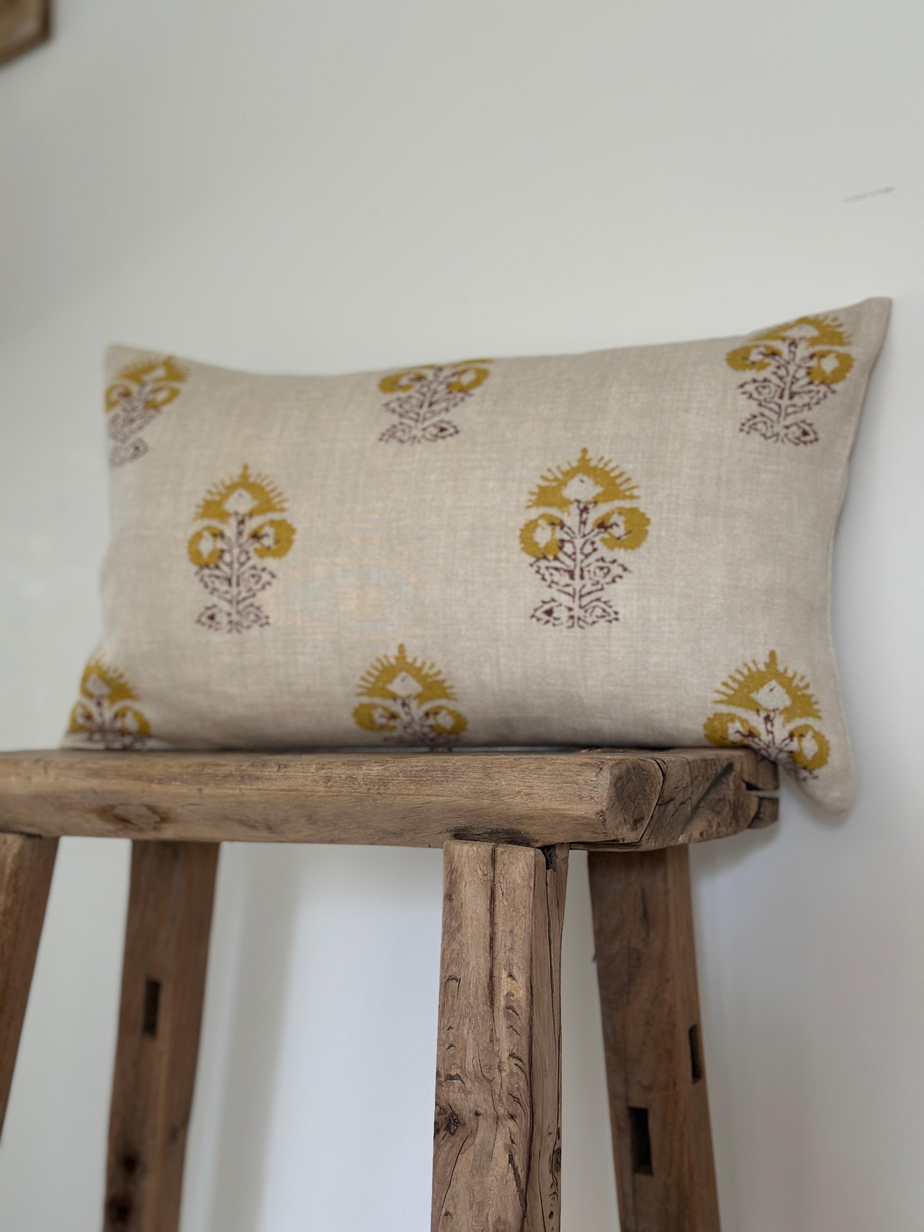 Iona yellow scatter cushion