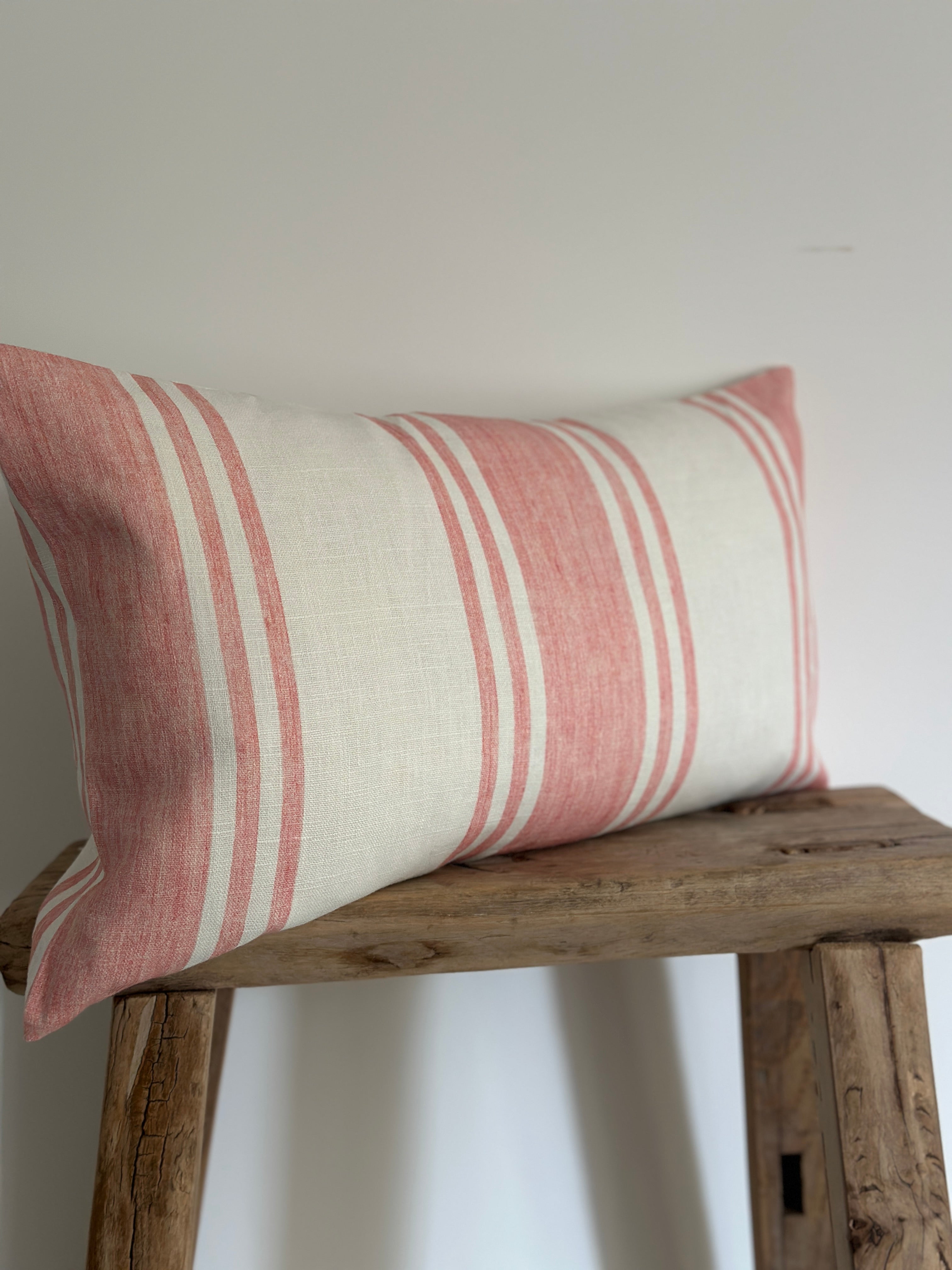 Fadded stripe scatter cushion