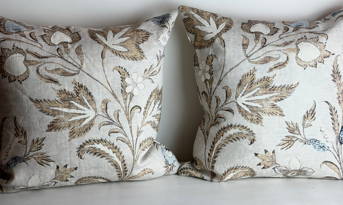 Coromandel Sandalwood cushions