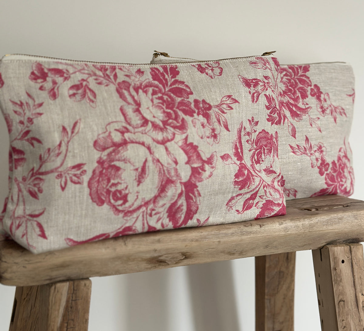 Paris rose toiletry bag