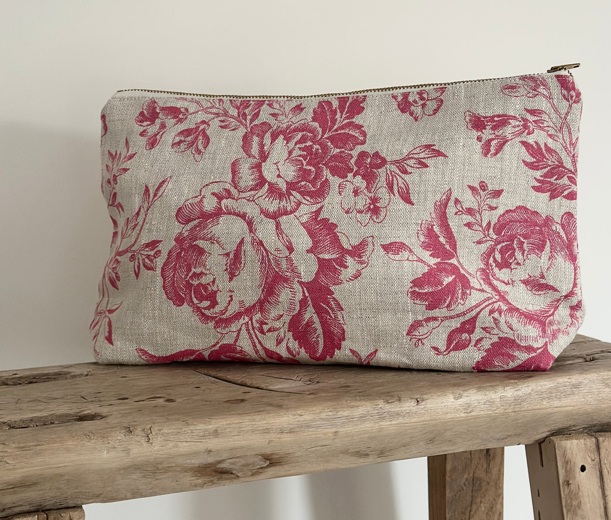 Paris rose toiletry bag