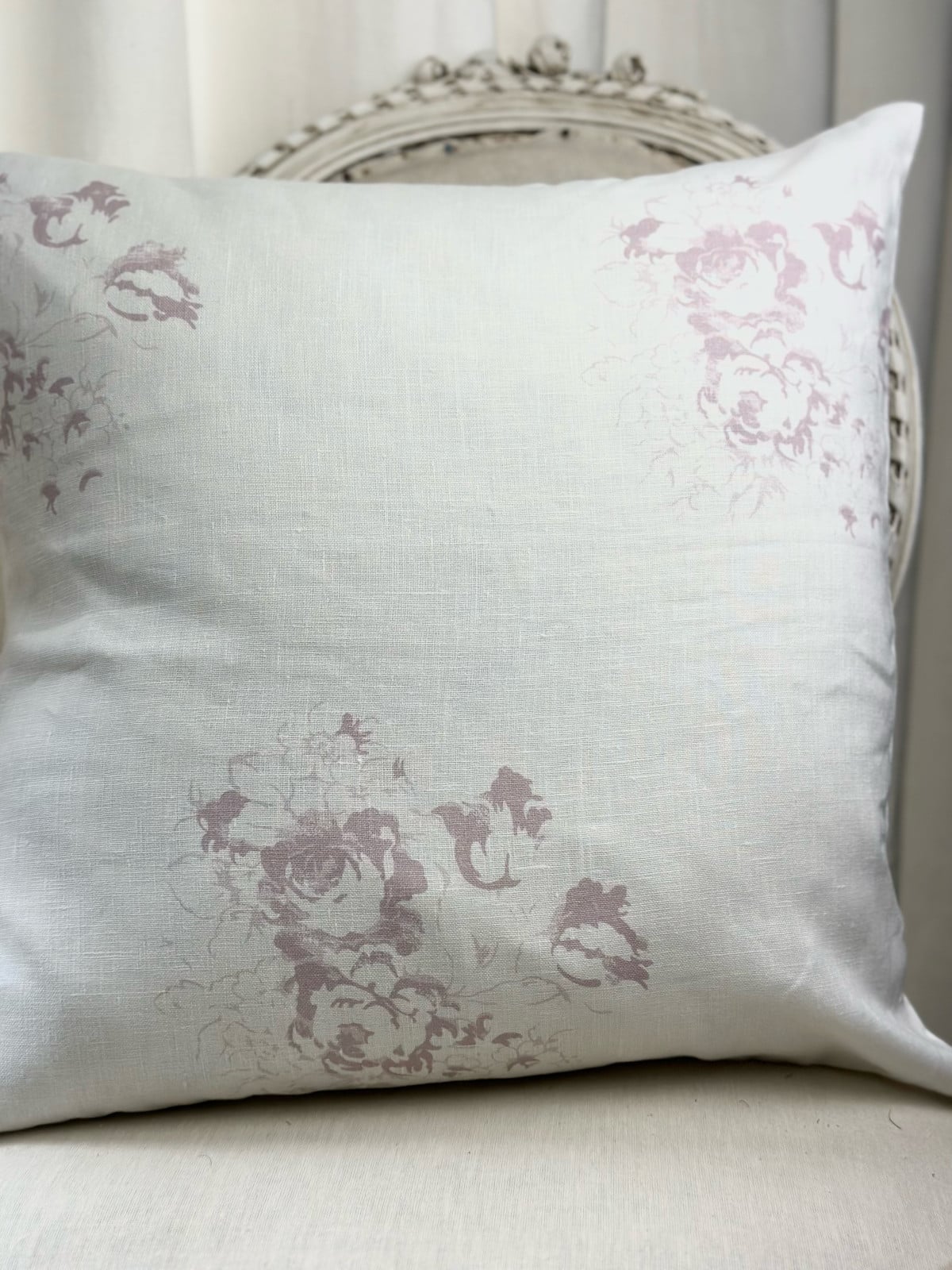Hatley lilac cushion