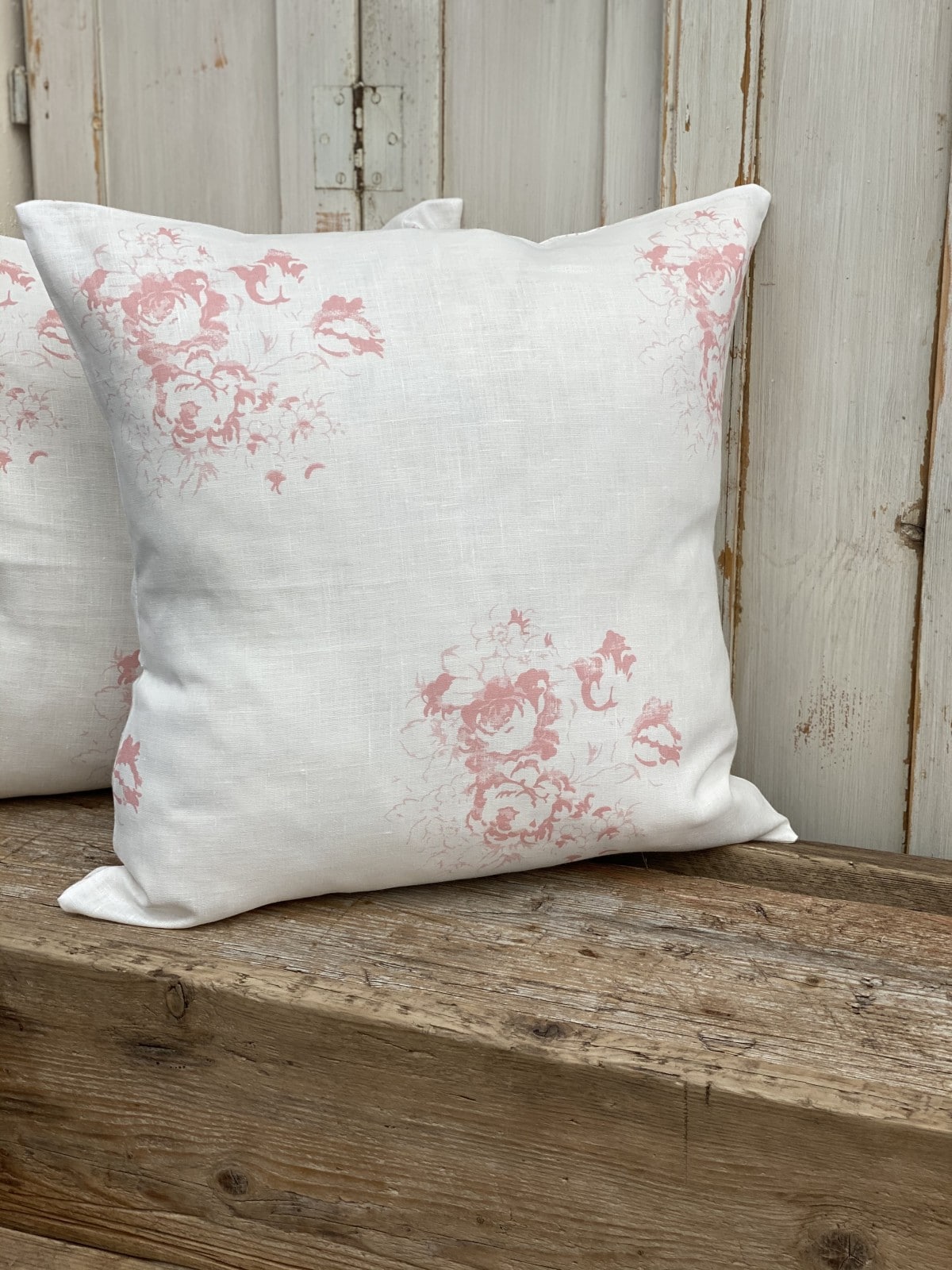 Hatley pink cushion