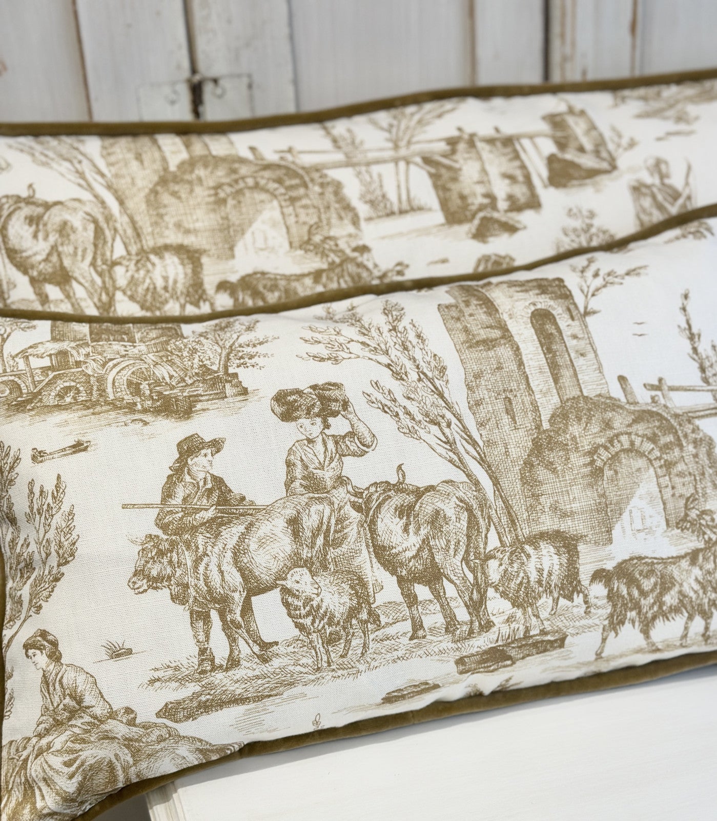 Lewis and Wood Toile Babtiste scatter cushion