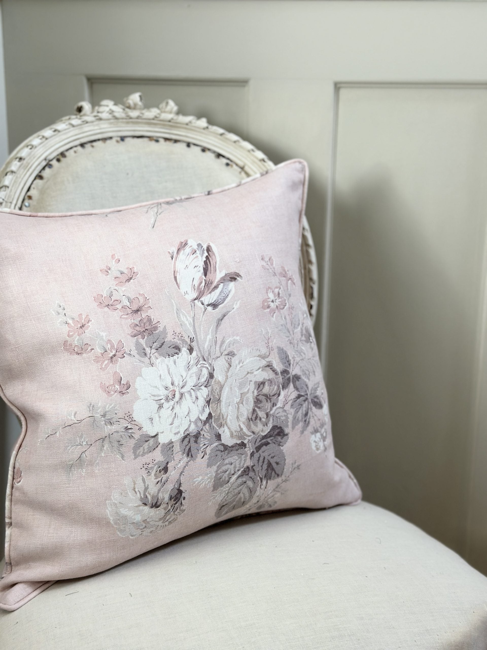 Constance pink cushion