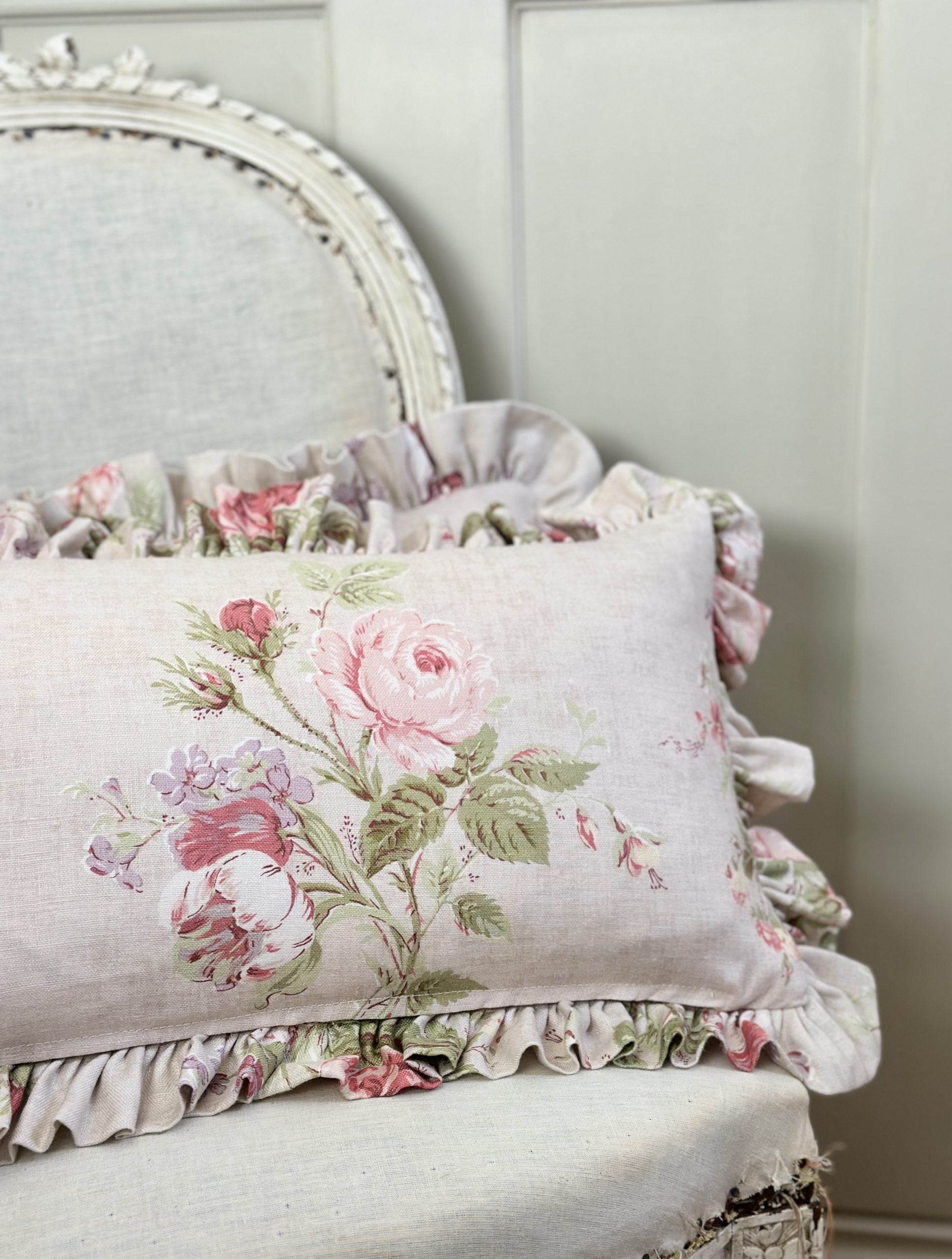 Constance frilled scatter cushion