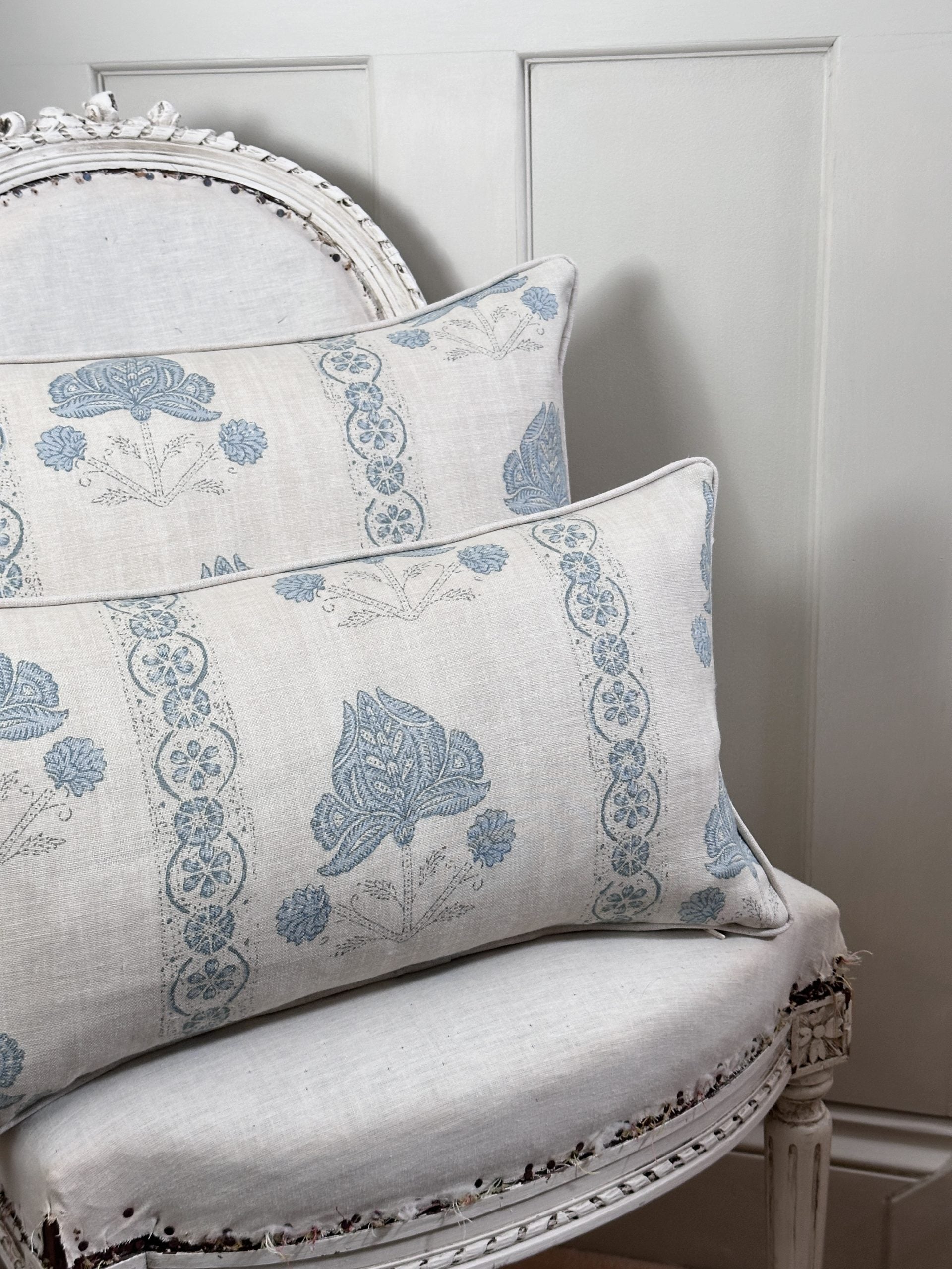 Malika blue scatter cushion