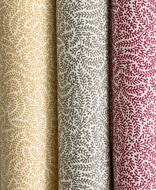 Coral oblong cushion