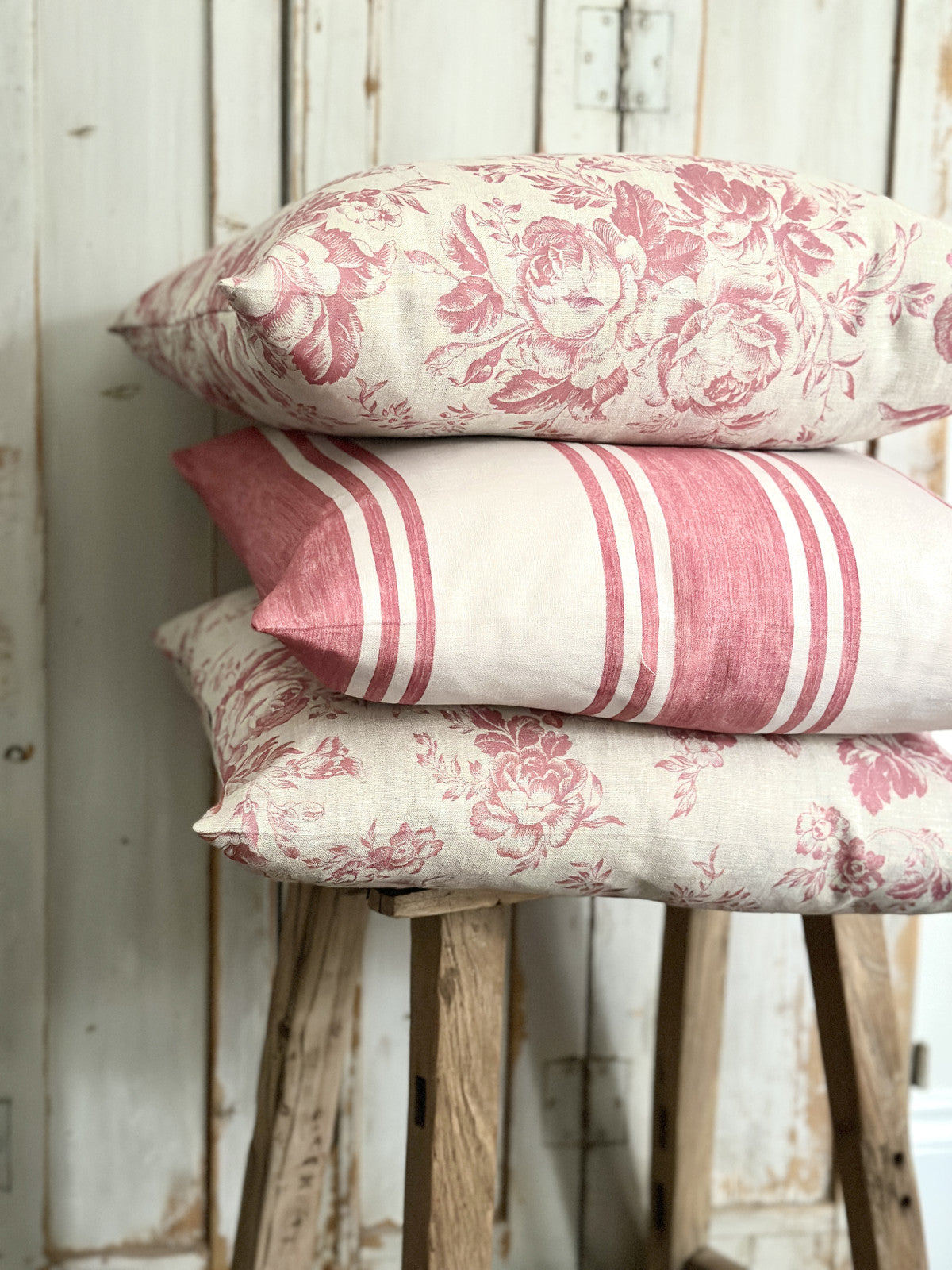Paris rose cushions