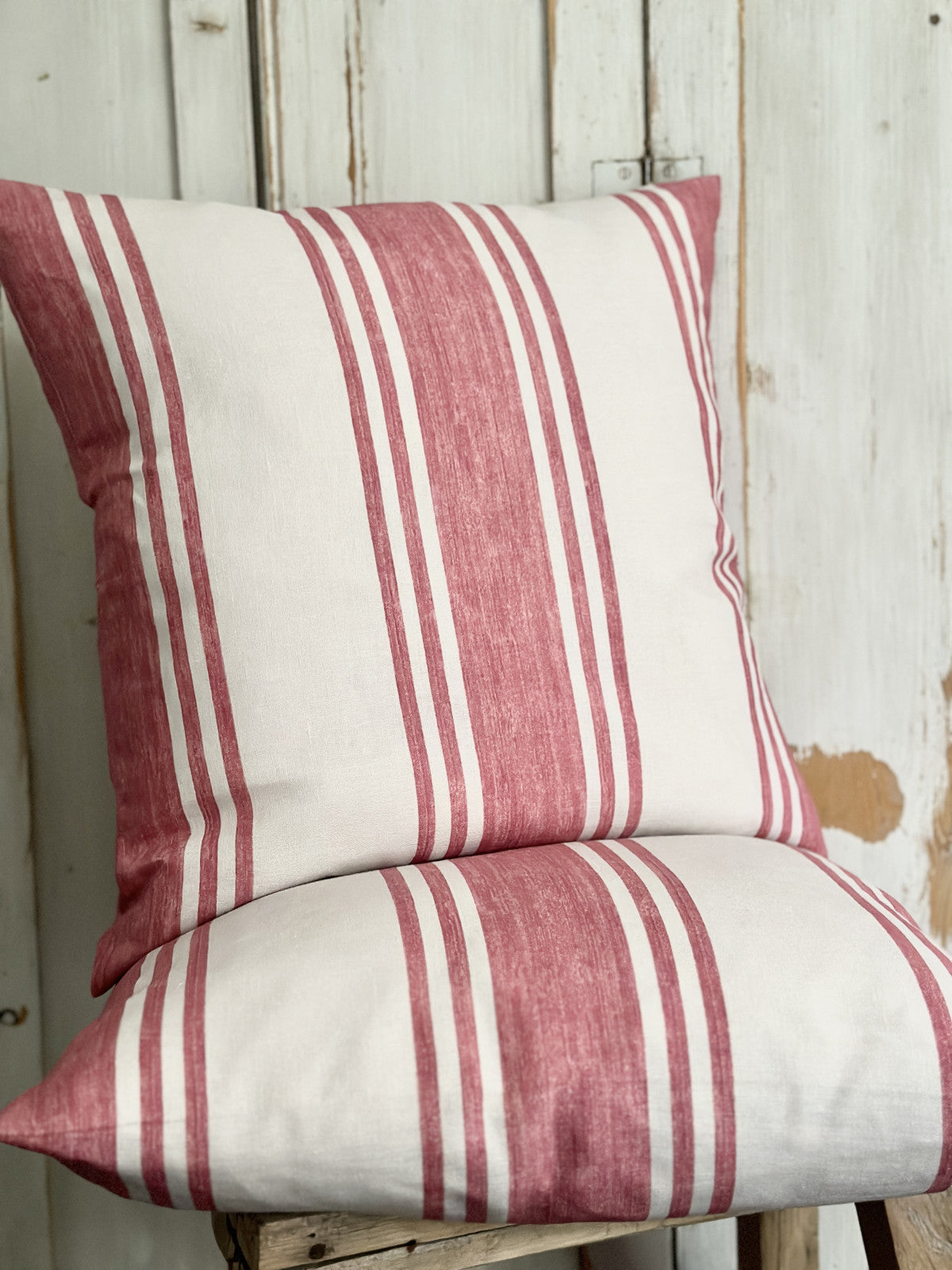 Vintage stripe cushions