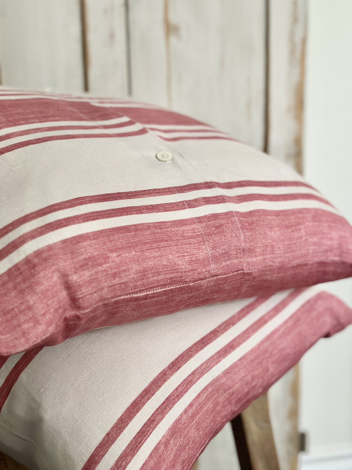 Vintage stripe cushions
