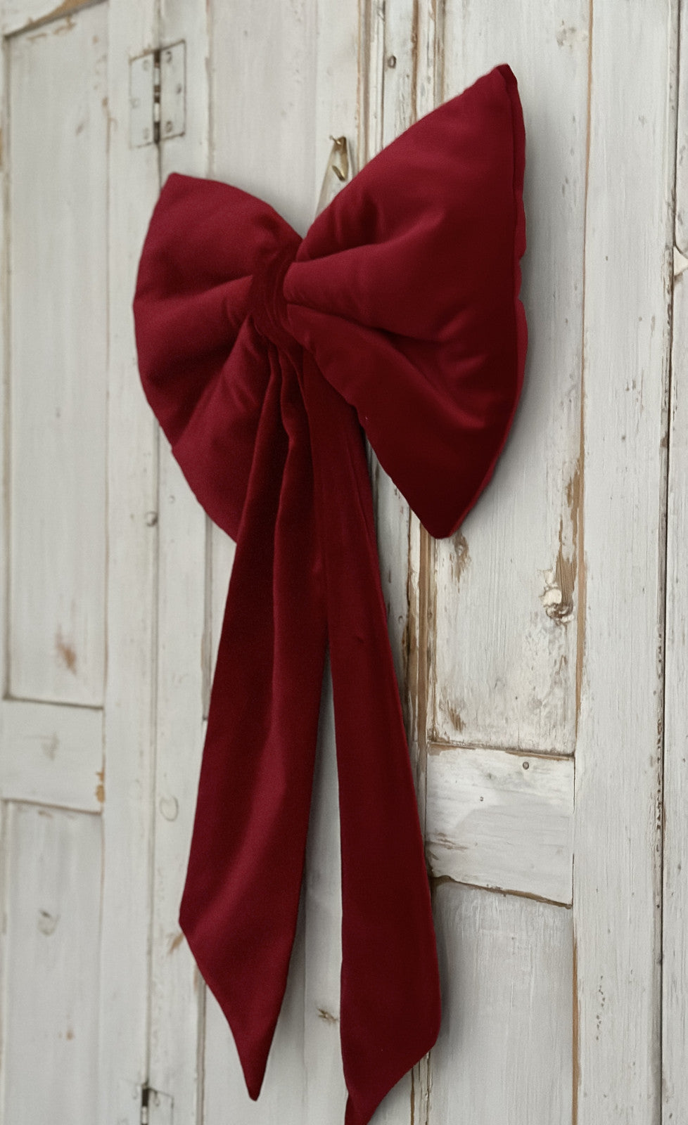 Large velvet bow