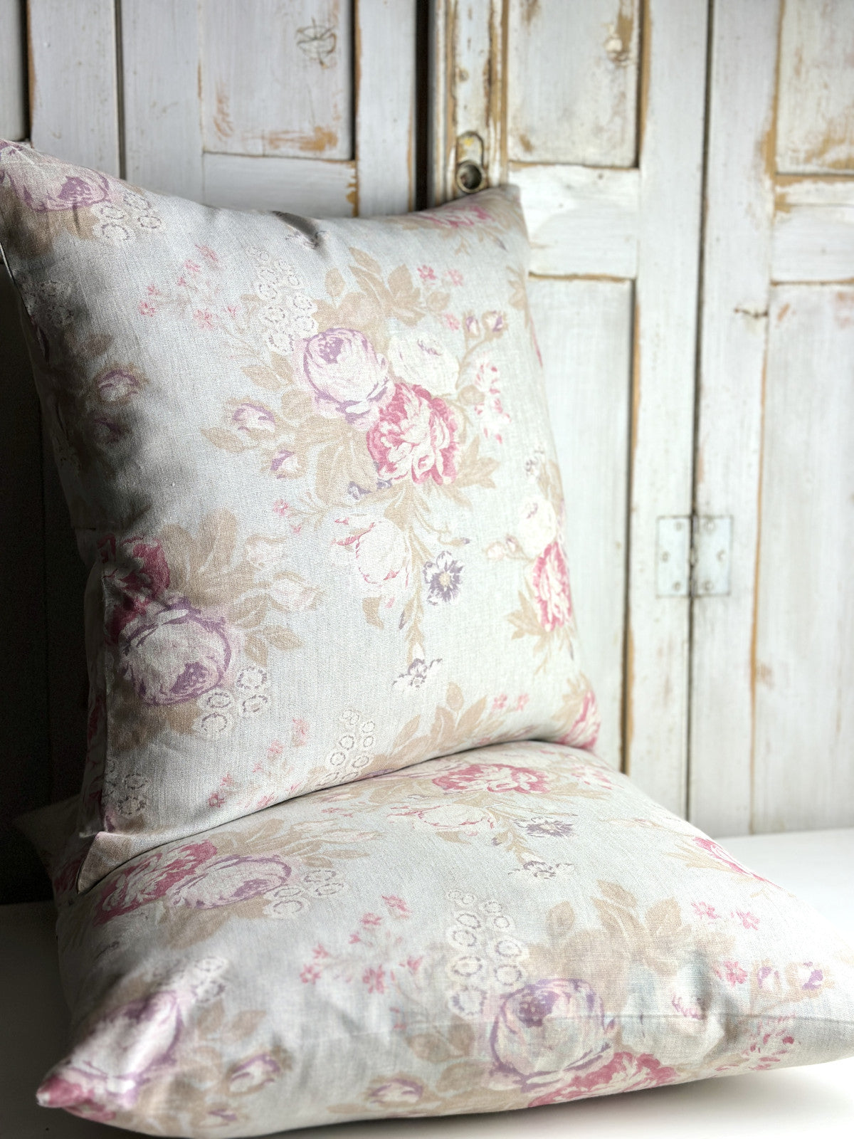 Cabbages & Roses Tulips and Roses cushion