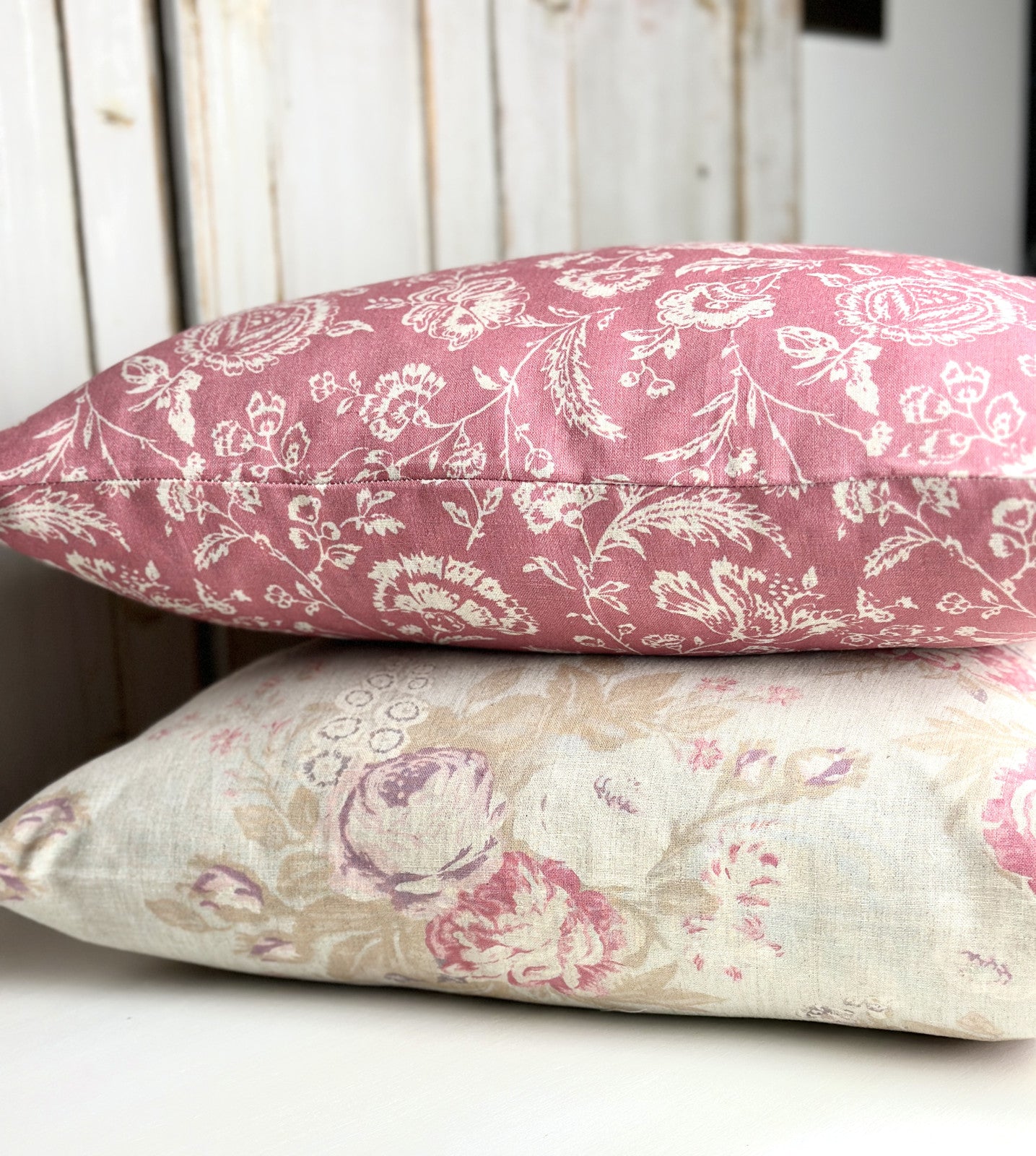 Cabbages & Roses Tulips and Roses cushion