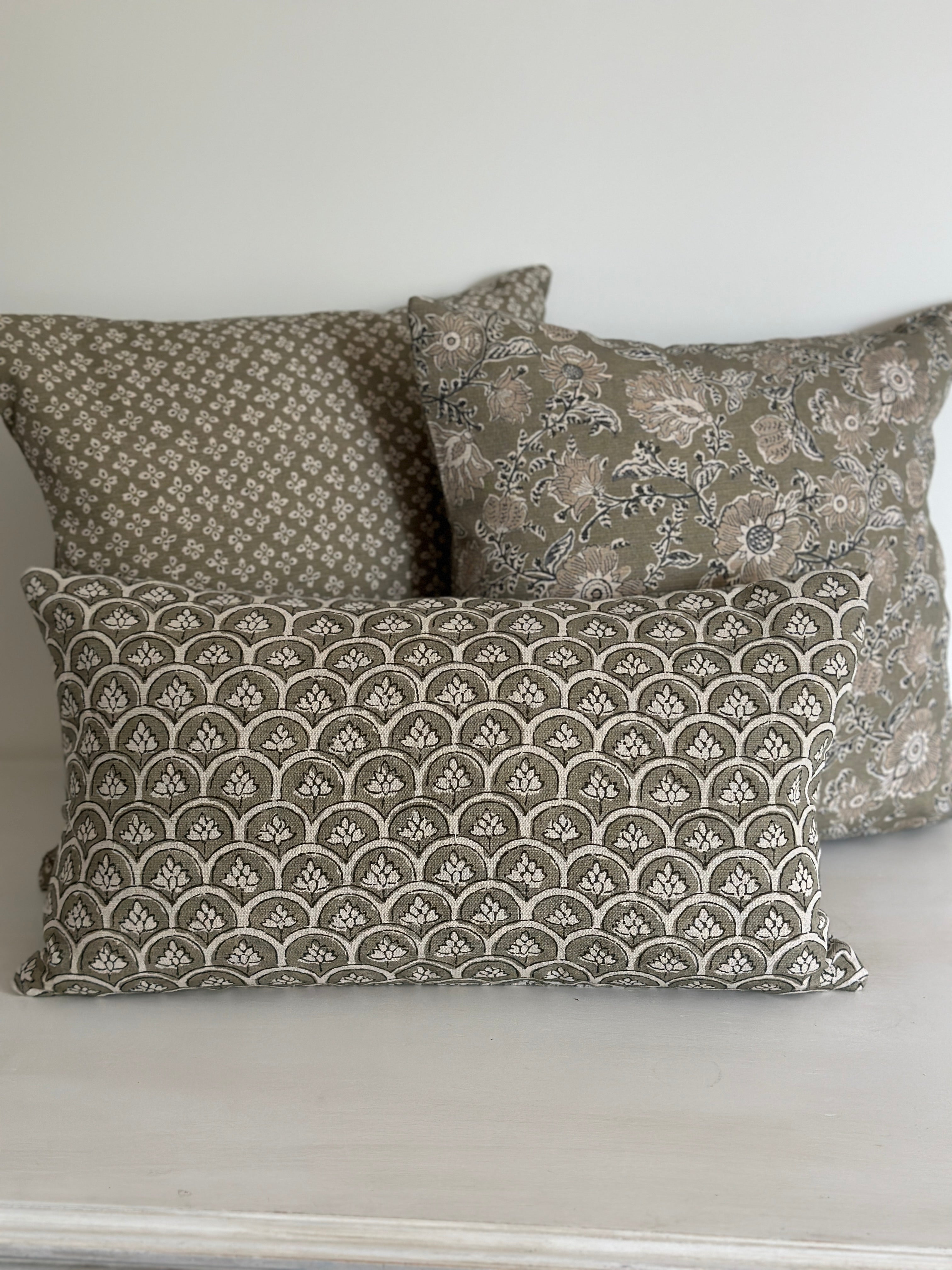 Devi Sage scatter cushion