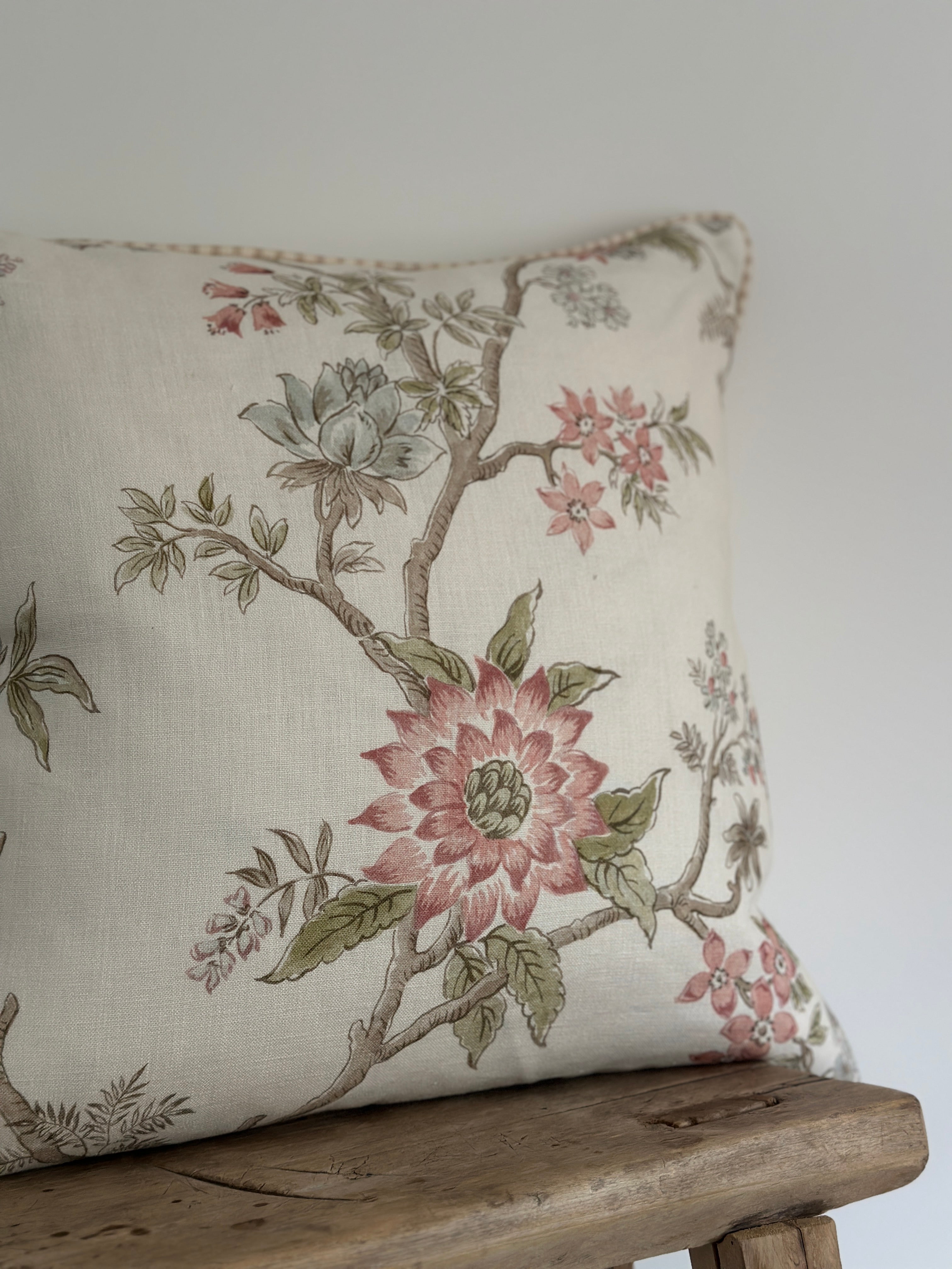 Indienne Mallow cushion