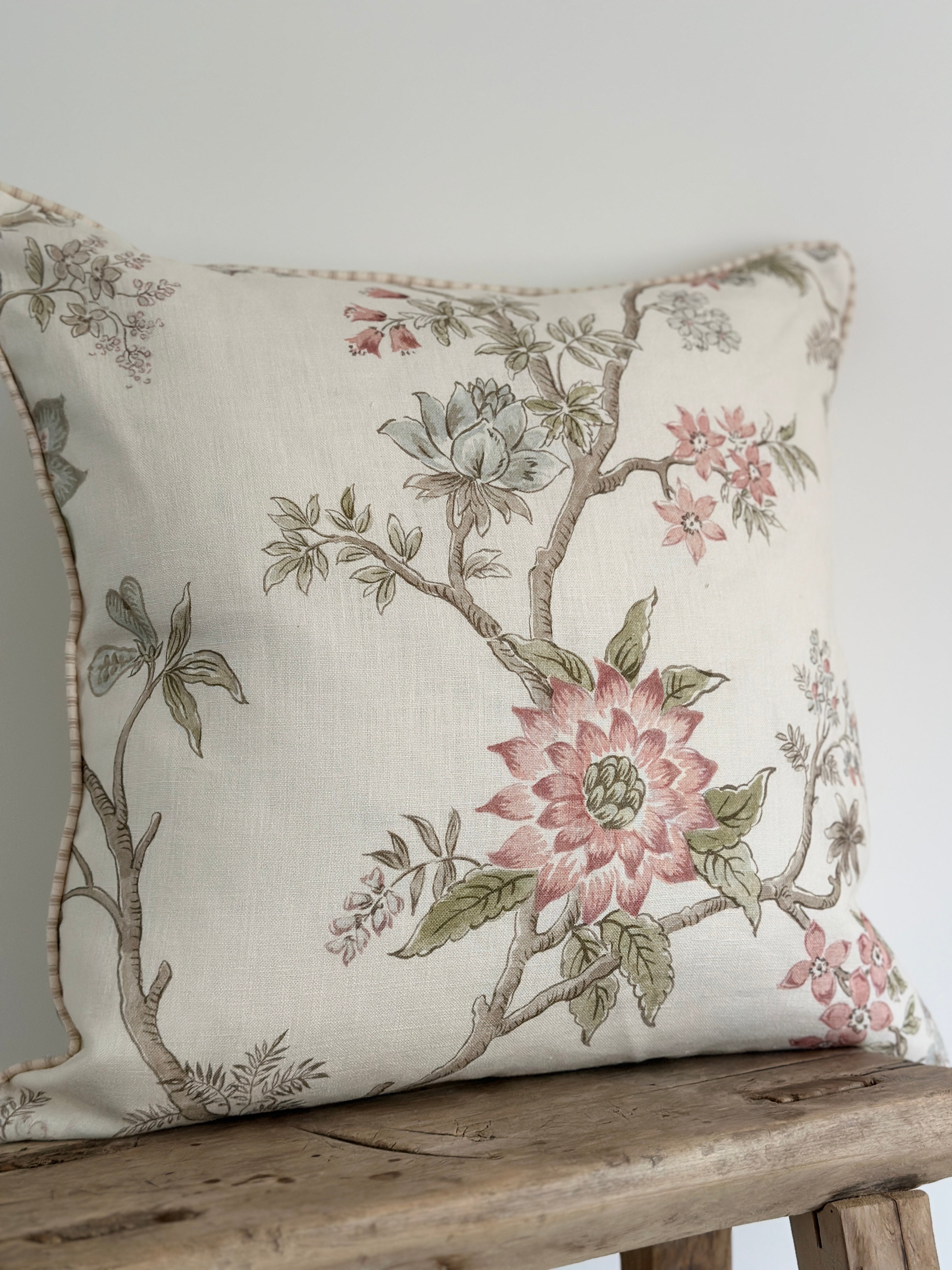Indienne Mallow cushion