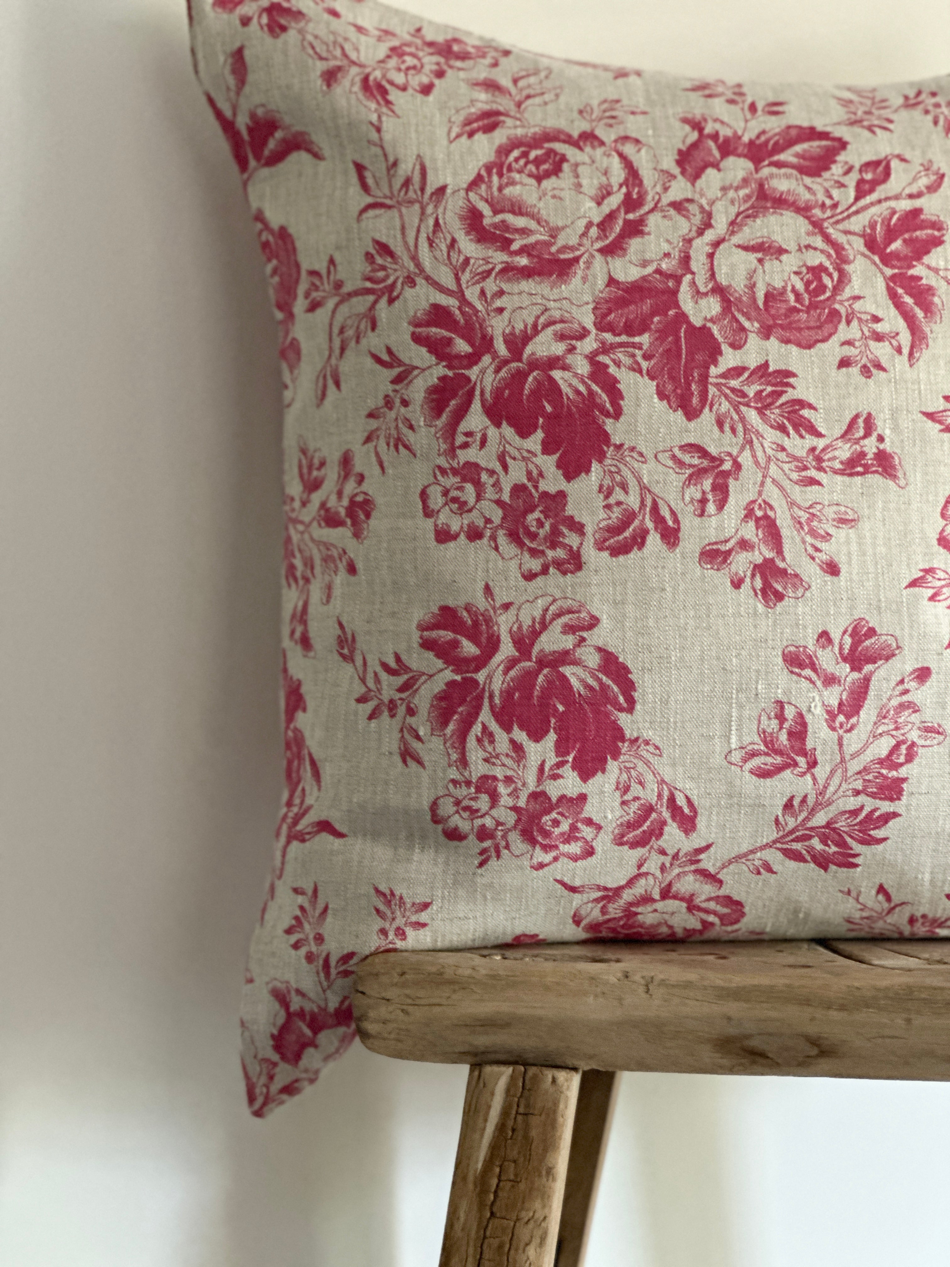 Paris rose in berry red