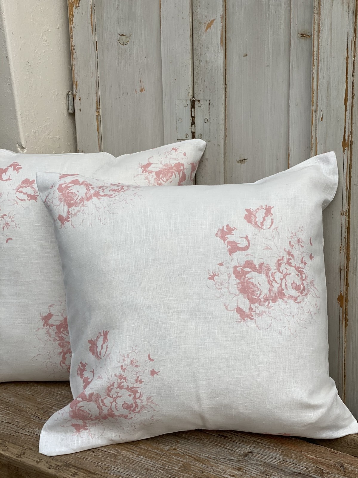 Hatley pink cushion
