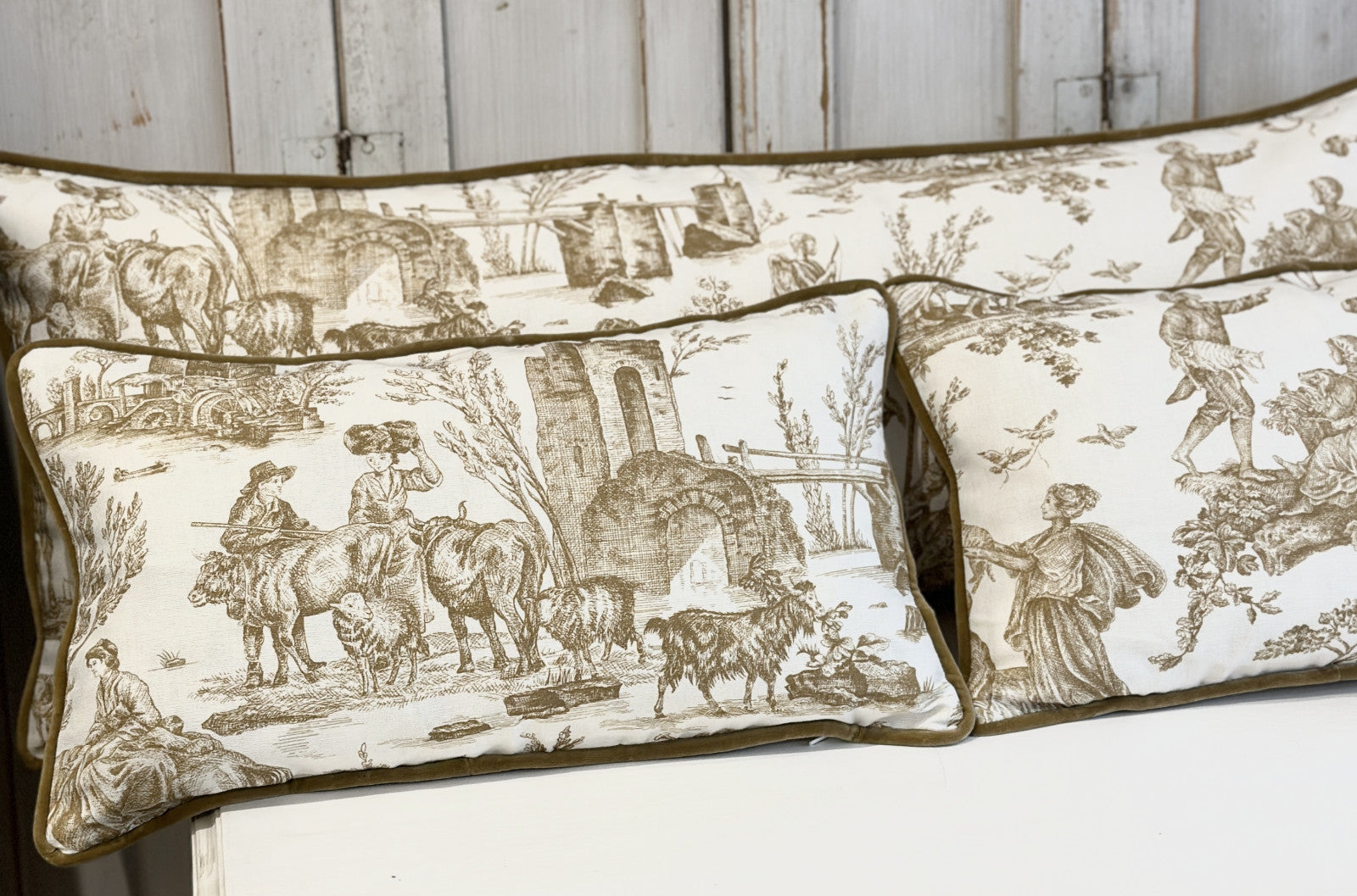 Lewis and Wood Toile Babtiste scatter cushion