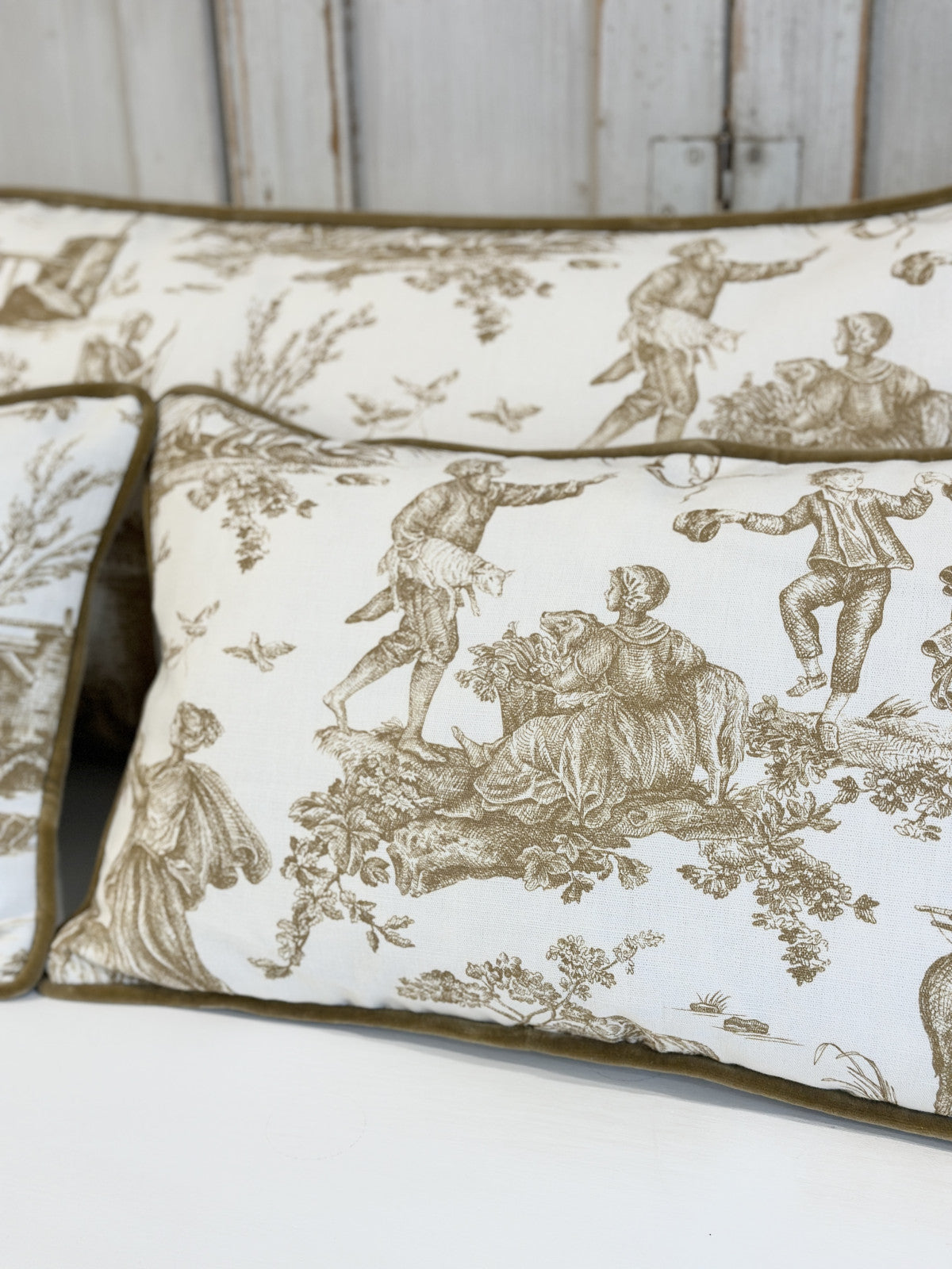 Lewis and Wood Toile Babtiste scatter cushion
