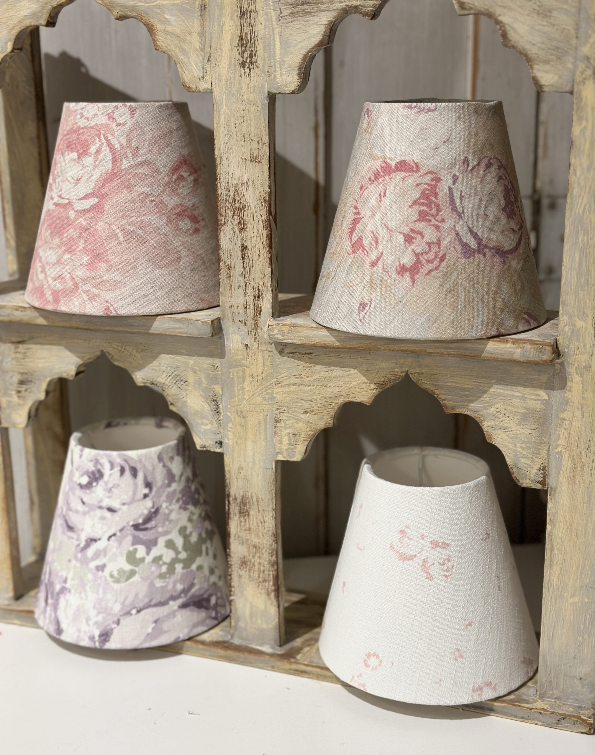Tulips and Roses pink candle shade