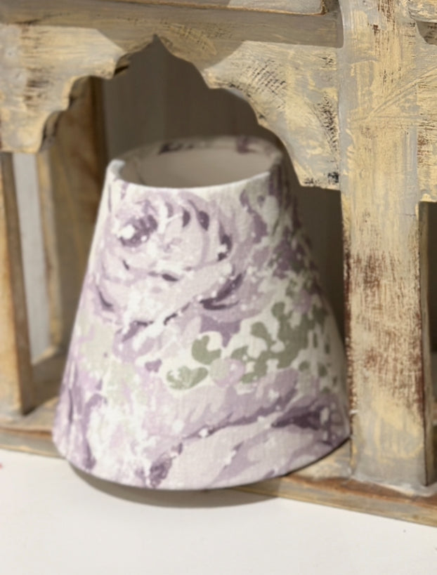Mary lilac candle shade