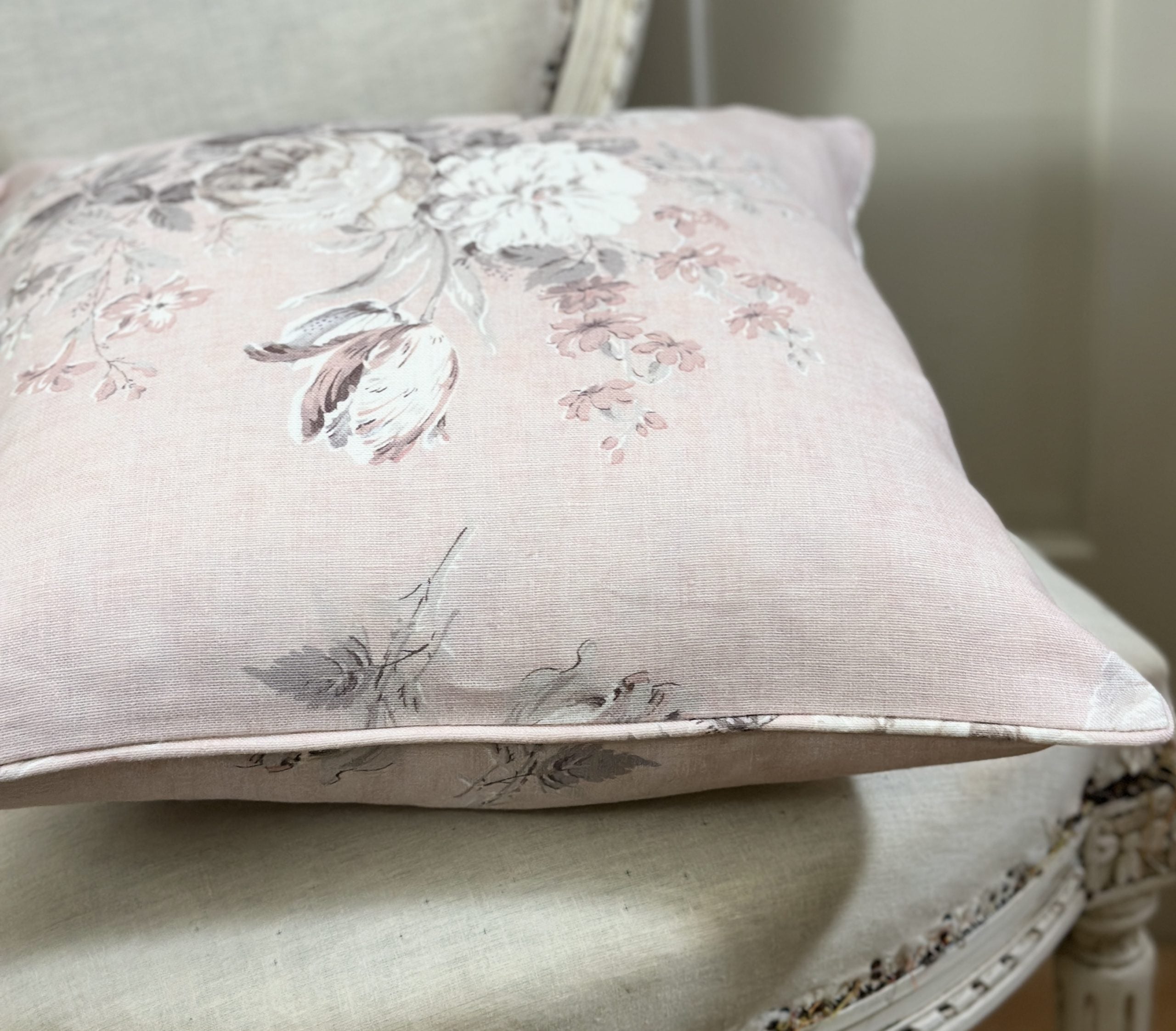 Constance pink cushion