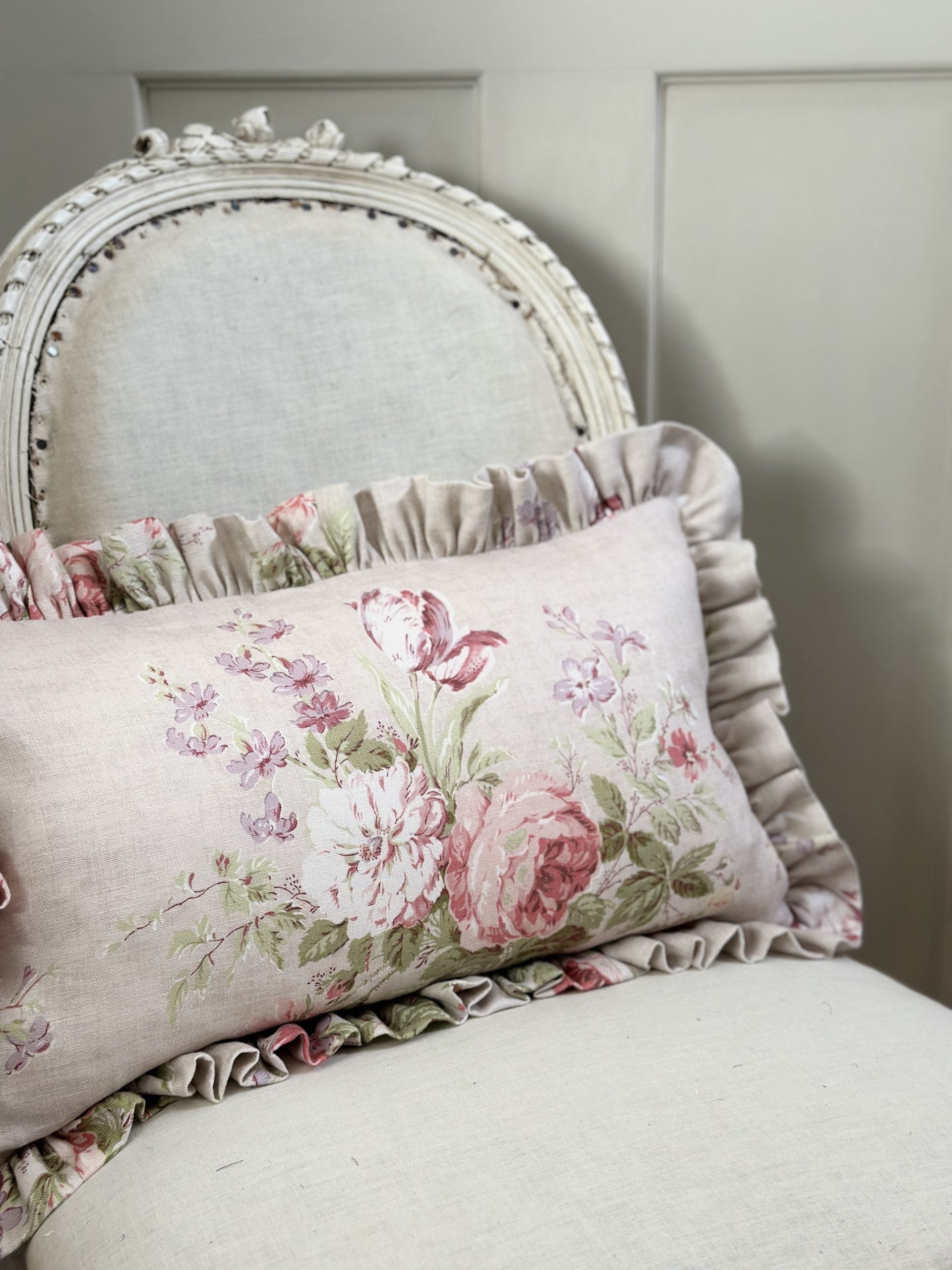 Constance frilled scatter cushion
