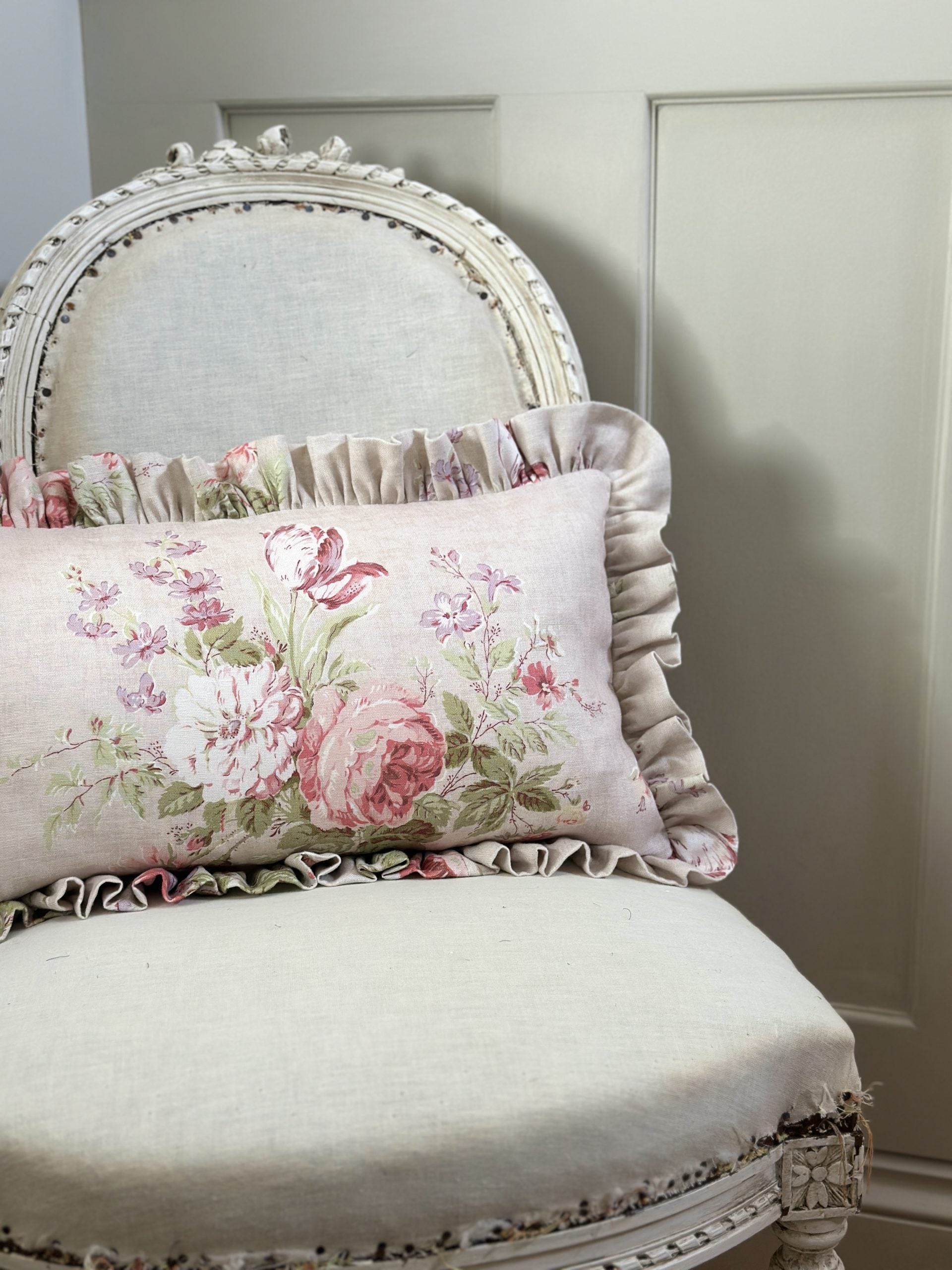 Constance frilled scatter cushion