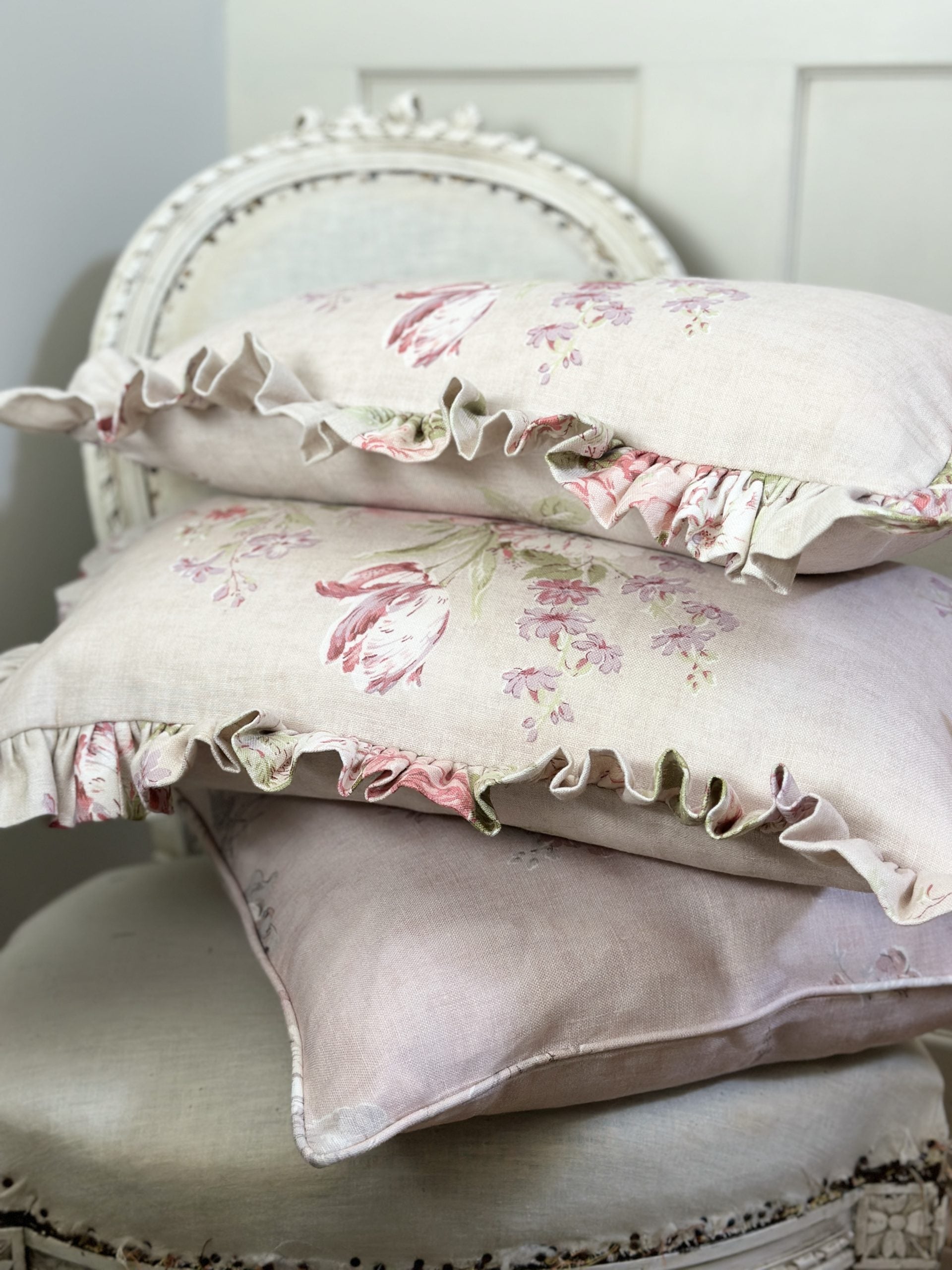 Constance frilled scatter cushion