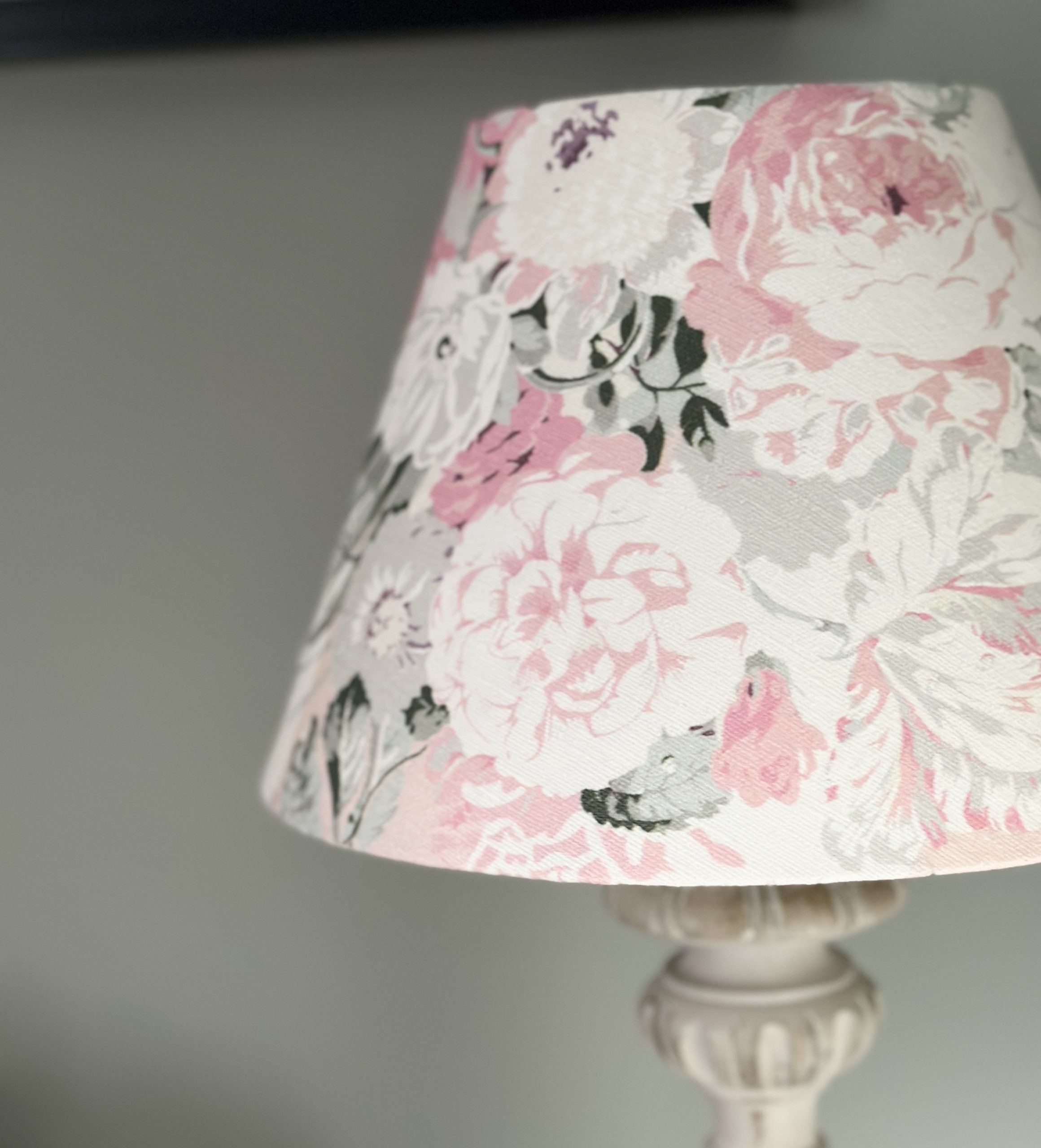 Constance stripe pink 25cm lampshade