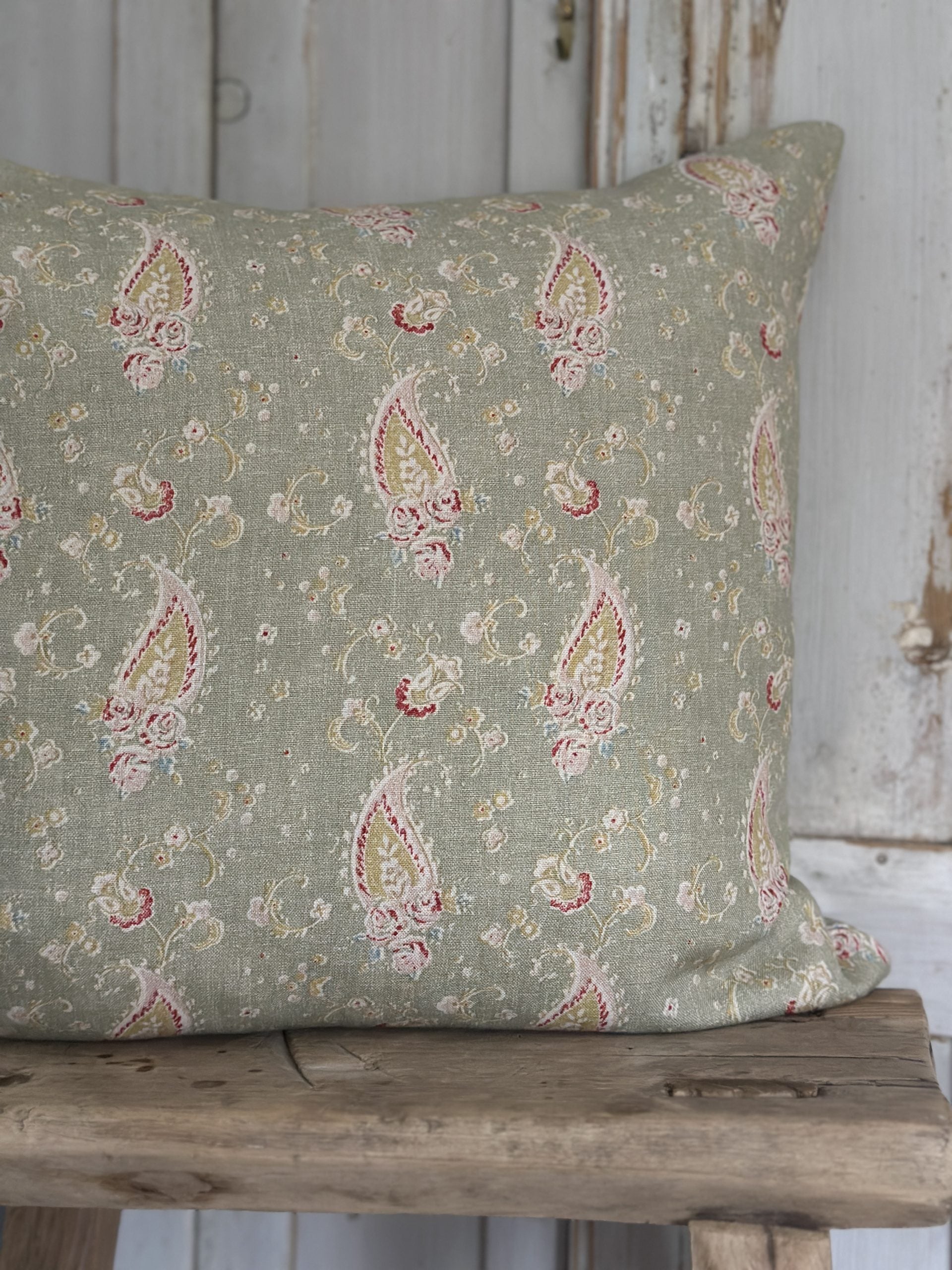 Tilly Ann green cushion